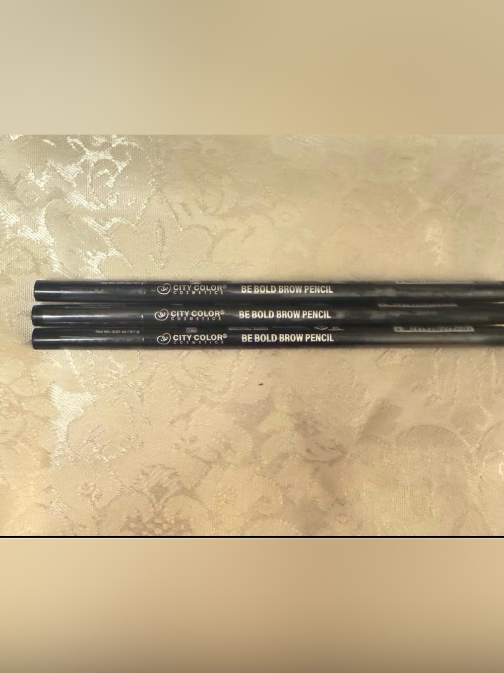 City Color Be Bold Brow Pencils - Black (3-Pack)